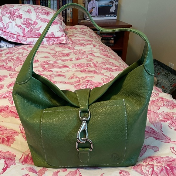 Dooney & Bourke Handbags - Dooney & Bourke Green Pebble Leather Bag